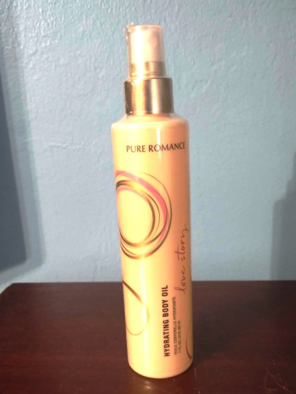 Pure Romance Hydrating Body Oil Love Story Sensual Amber Vanilla Discontinued